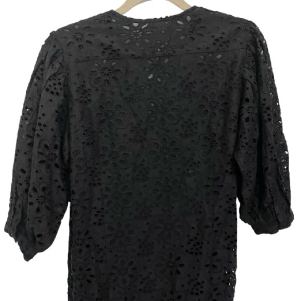 Bell By Alicia Bell Popover Mini Flounce Embroidered Eyelet Dress - Picture 8 of 10